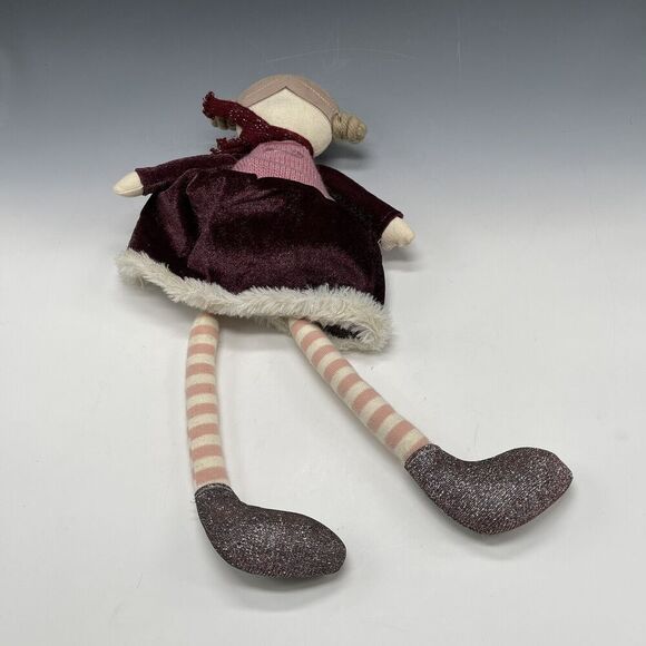 VINTAGE G.Wurm Rag Doll Cloth Gmbh + Co. KG Girl Fur Dioh Bean Germany - Picture 3 of 8